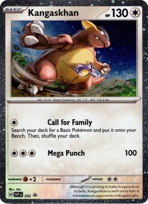 Kangaskhan - 202 (Cosmos Holo) card from SV: Scarlet & Violet Promo Cards