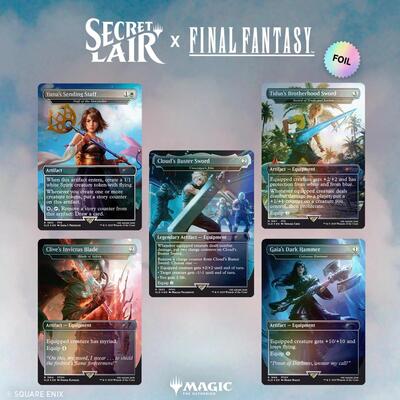 Secret Lair x FINAL FANTASY: Weapons - Rainbow Foil Edition card from Secret Lair Drop Series