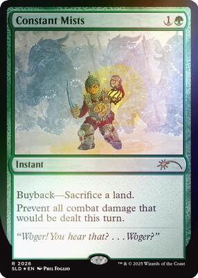 Constant Mists (2026) (Rainbow Foil) card from Secret Lair Drop Series