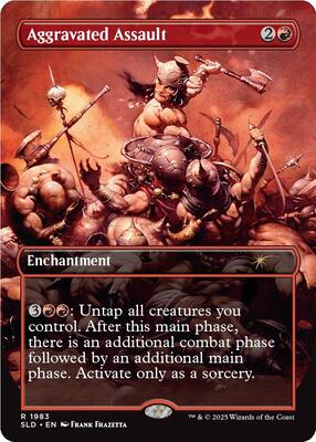 Aggravated Assault (1983) card from Secret Lair Drop Series