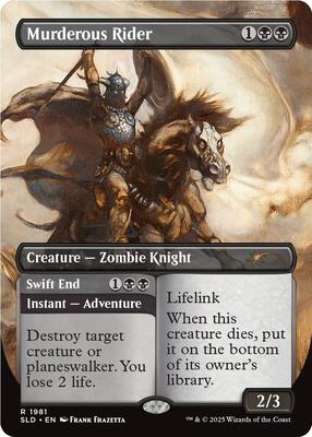 Murderous Rider (1981) card from Secret Lair Drop Series