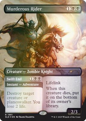 Murderous Rider (1981) (Rainbow Foil) card from Secret Lair Drop Series