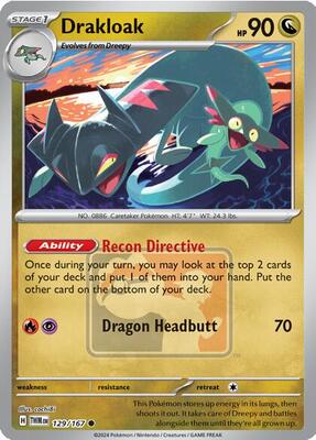 Drakloak card from League & Championship Cards