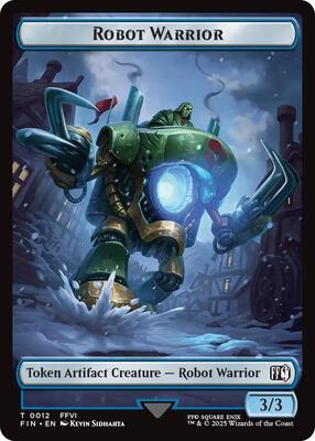 Robot Warrior // Copy (0001) Double-Sided Token card from FINAL FANTASY