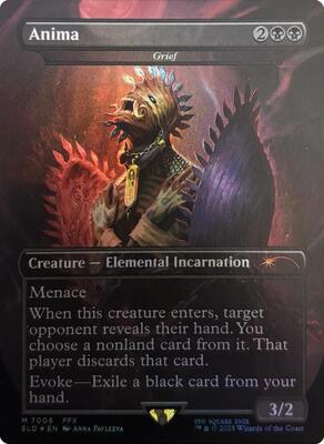 Anima - Grief (Rainbow Foil) card from Secret Lair Drop Series