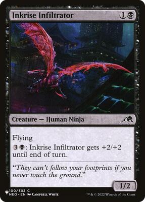 Inkrise Infiltrator card from The List Reprints
