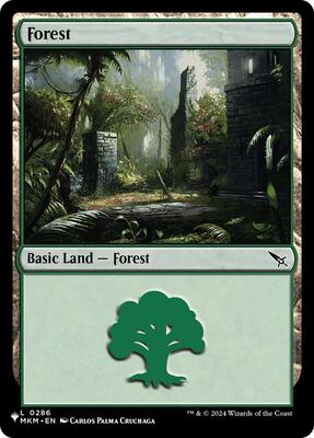 Forest (MKM) card from The List Reprints