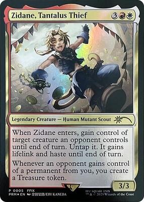 Zidane, Tantalus Thief card from WPN & Gateway Promos