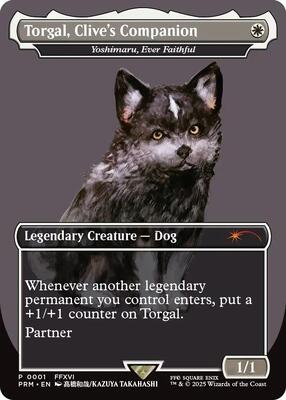 Torgal, Clive's Companion - Yoshimaru, Ever Faithful (MagicCon: Las Vegas 2025) card from MagicFest Cards