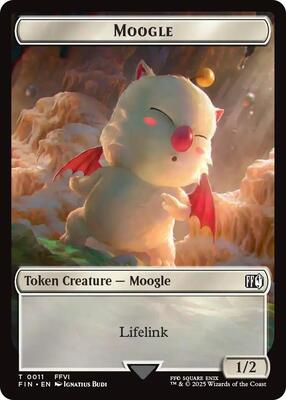 Moogle (0011) // Copy (0001) Double-Sided Token card from FINAL FANTASY