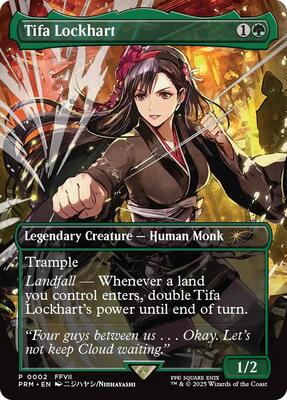 Tifa Lockhart (Borderless) card from MagicFest Cards