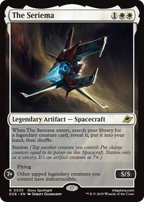 The Seriema card from Edge of Eternities