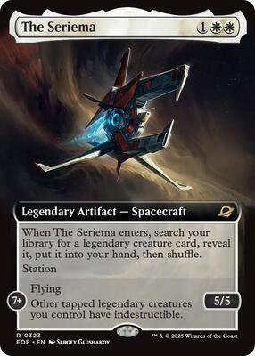 The Seriema (Extended Art) card from Edge of Eternities