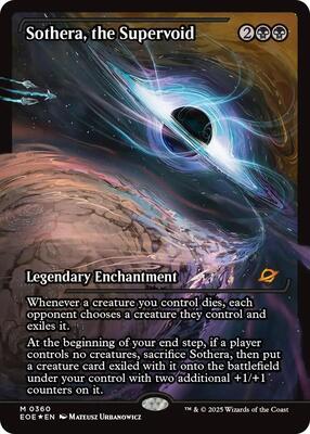 Sothera, the Supervoid (Showcase) card from Edge of Eternities