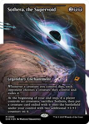 Sothera, the Supervoid (Showcase) (Fracture Foil) card from Edge of Eternities