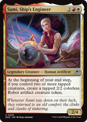 Sami, Ship's Engineer card from Edge of Eternities