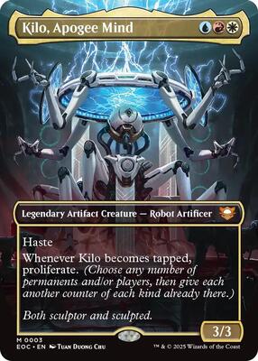 Kilo, Apogee Mind (Borderless) card from Commander: Edge of Eternities