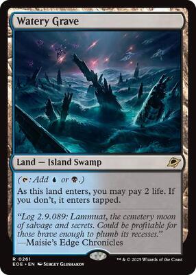 Watery Grave card from Edge of Eternities