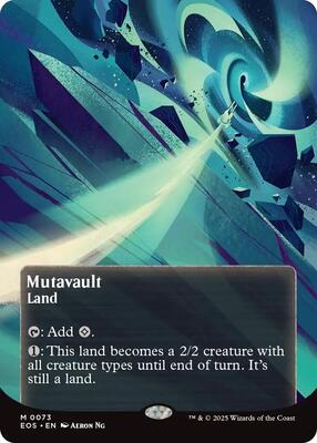 Mutavault (0073) (Borderless) card from Edge of Eternities: Stellar Sights