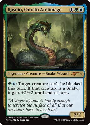 Kaseto, Orochi Archmage (Year of the Snake 2025) card from Standard Showdown Promos