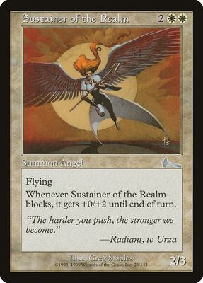 Sustainer of the Realm card from Urza's Legacy