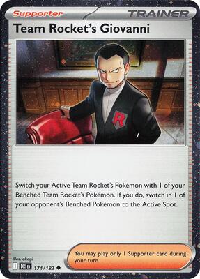 Team Rocket's Giovanni (Cosmos Holo) card from Miscellaneous Cards & Products
