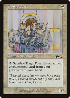 Tragic Poet card from Urza's Legacy
