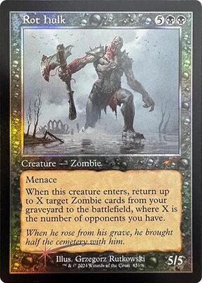Rot Hulk (Retro Frame) card from Secret Lair Drop Series