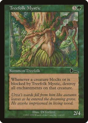 Treefolk Mystic card from Urza's Legacy