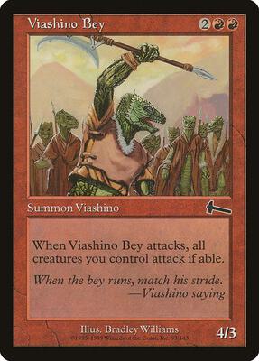 Viashino Bey card from Urza's Legacy