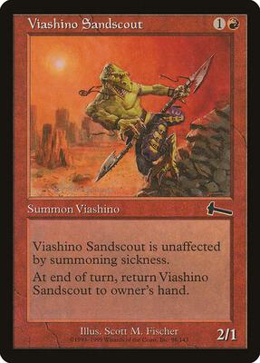 Viashino Sandscout card from Urza's Legacy