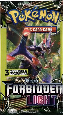 Forbidden Light 3-Card Booster Pack card from SM - Forbidden Light