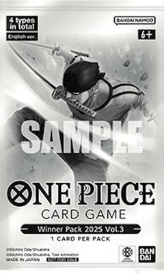 Winner Pack 2025 Vol. 3 card from One Piece Promotion Cards