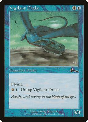 Vigilant Drake card from Urza's Legacy