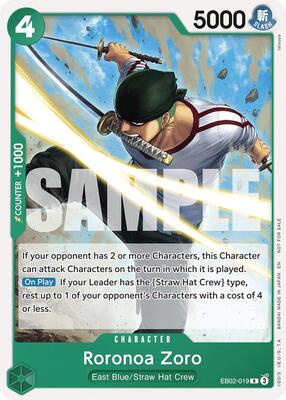 Roronoa Zoro (Tournament Pack 2025 Vol. 3) card from One Piece Promotion Cards