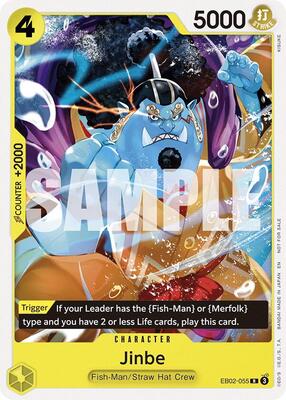 Jinbe (Tournament Pack 2025 Vol. 3) card from One Piece Promotion Cards