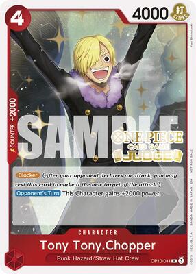 Tony Tony.Chopper (Judge Pack Vol. 6) card from One Piece Promotion Cards