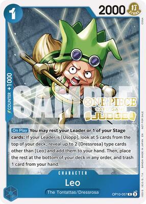 Leo (Judge Pack Vol. 6) card from One Piece Promotion Cards