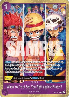 When You're at Sea You Fight against Pirates!! (2025 Pirates League Store Qualifier Winner) card from One Piece Promotion Cards