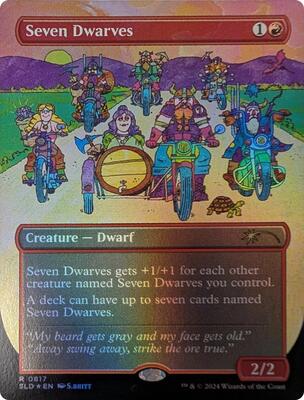 Seven Dwarves (0817) card from Secret Lair Drop Series
