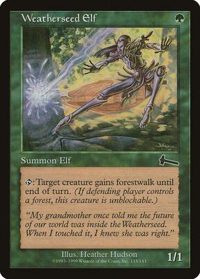 Weatherseed Elf card from Urza's Legacy