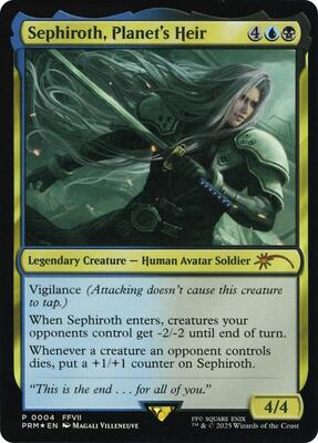 Sephiroth, Planet's Heir (Costco Bundle) card from Unique and Miscellaneous Promos