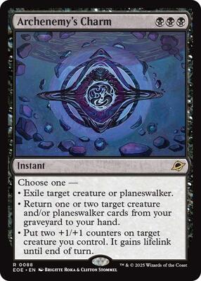 Archenemy's Charm card from Edge of Eternities