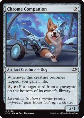 Chrome Companion card from Edge of Eternities