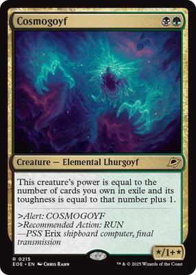 Cosmogoyf card from Edge of Eternities