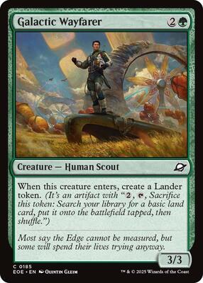 Galactic Wayfarer card from Edge of Eternities