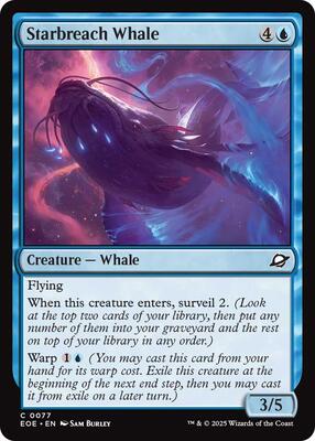 Starbreach Whale card from Edge of Eternities