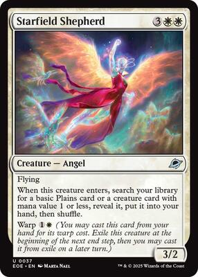 Starfield Shepherd card from Edge of Eternities