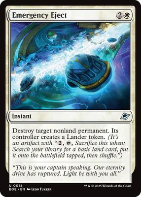 Emergency Eject card from Edge of Eternities