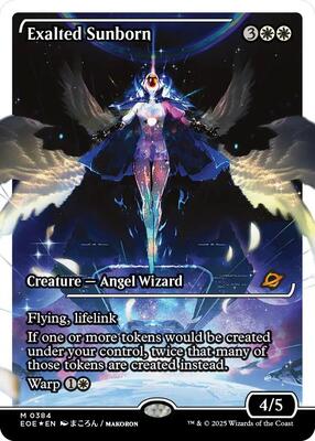 Exalted Sunborn (Showcase) (Fracture Foil) card from Edge of Eternities